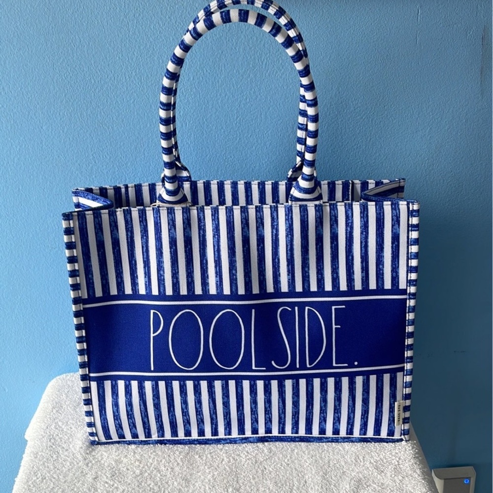 Rae Dunn pool side shopper